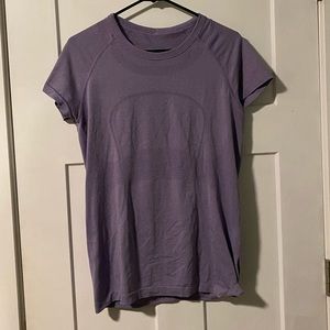 lululemon purple swiftly tech short sleeve